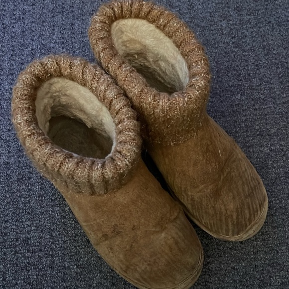 Lamo Suede Water Resistant Boots brown Sweater Cuff Empire approximate size 9 - Picture 4 of 7